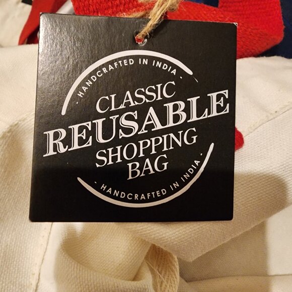 Marshalls Jute Cotton Tote Bag Brand New with Tags - Picture 4 of 5